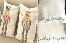 Emvency decorative throw pillow case cushion cover colorful cracker christmas nutcracker nor44hawfd nutcracker pillow cover, christmas decorations, sofa balcony decorative, home. Christmas Nutcracker Pillow Covers Set Of 2 Decor Steals