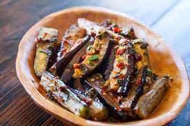 Chinese Eggplant Recipe With Spicy Garlic Sauce Steamy Kitchen Recipe Recipe Chinese Eggplant Recipes Eggplant Recipes Chinese Eggplant