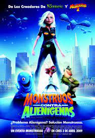 Posters De Personajes De Monsters Vs Aliens Cine Con Mc Fly