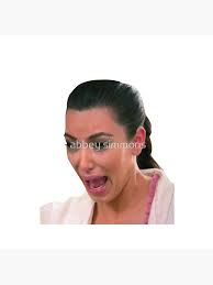 Chapa for Sale con la obra «Meme de Kim Kardashian gritando» de  no1phantrash