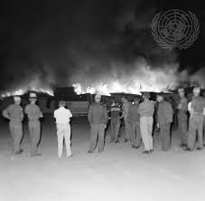 UNEF Hospital in Gaza Burns to Ground ...