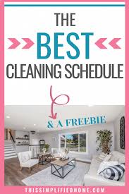 Is it even possible to keep your house clean as a working mom? Hate To Clean This Is The Best Stay At Home Mom Cleaning Schedule