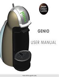 Shipping was fast and arrived way ahead of. Nescafe Dolce Gusto Genio Pod Coffee Machine Krups Dolce Gusto Genio S Pod Wht Instruction Manual Manualzz