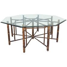 Rare Large 8 Leg Vintage Mcguire Hexagon Dining Table Dining Table Modern Dining Room Tables Table