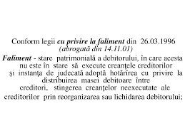 O societate comerciala din romania (a) are ca unic asociat o societate comerciala din italia (b). Declararea Falimentului Si Lichidarea Intreprinderii Insolvabile Online Presentation