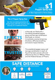 Amazon Com Salt Supply Pepper Spray Gun Self Defense Kit Yellow Sports Outdoors