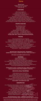 We're talking about none other than chef and author rocco dispirito, who is set to headline a new cooking competition right here on bravo! Rocco S Cafe Menu In San Francisco California Usa