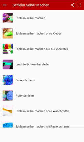 This is a simple recipe that can be customized to make various forms of fluffy slime. Schleim Selber Machen Deutsch For Android Apk Download