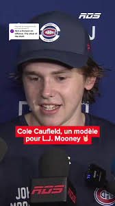 Réponse à @mrchristopher6677 L.J. Mooney s’inspire beaucoup d’un certain,  Cole Caufield! 👊🏻 #NHL #GoHabsGo #hockey #canadiens