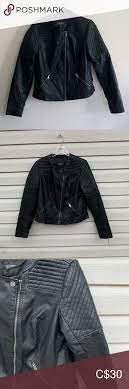 Denver Hayes Medium Faux Leather Jacket Black Black Faux Leather Jacket Faux Leather Jackets Leather Jacket Black