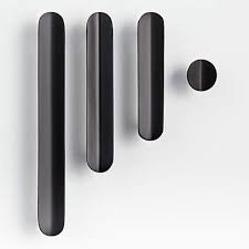 For unbeatable hardware prices on many many items that we have overstocked, on closeout, or that we just want to see go just scroll down. Fold Matte Black Knob And Bar Pulls Crate And Barrel