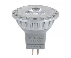 Mr11 Led Bulb 25 Watt Equivalent 12v Ac Dc Bi Pin Led Spotlight Bulb 240 Lumens Super Bright Leds