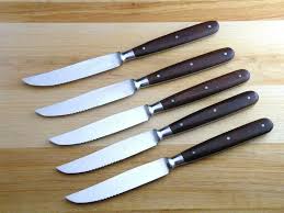 Cutco is a brand of cutlery and kitchen accessories. Vintage Intedge Steak Knives Solingen West Germany 5 Knife Set Reconditioned Intedge Vintage Cutlery Knife Kitchen Knives