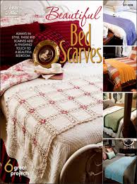 Bed scarves can run the length of the bed vertically or horizontally. Beautiful Bed Scarves
