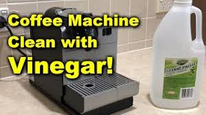 Before you start the descaling process you need to choose a specific product. How To Clean Your Delonghi Nespresso Coffee Machine Without Nespresso Solution Vinegar Youtube