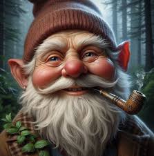 Gnome Secret Garden" by Artist Jardim Secreto
