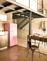 kitchens with 50s style smeg fridge