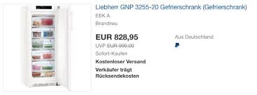 liebherr gnp 3255 20 gefrierschrank gefrierschrank lieber herr kuche und haushalt