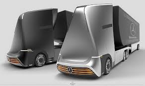 Mercedes Benz Semi Autonomous Truck Concept Wordlesstech Mercedes Truck Truck Design Trucks