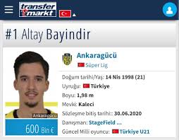 Yurt içi ve yurt dışından birçok kulübün takip ettiği bayındır, transfer konusuyla zihnimi bulandırmak istemiyorum. Sercan Hamzaoglu On Twitter Max Kruse Ve Kolarov Transferinde Sona Gelen Fenerbahce Ersun Yanal In Talebi Dogrultusunda Alternatiflerini De Genisletmek Icin Calismalarini Surduruyor Ankaragucu Genc Kalecisi Altay Bayindir Ve Genclerbirligi Nin