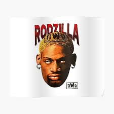 Basketball times national player of the year: Poster Dennis Rodman Redbubble