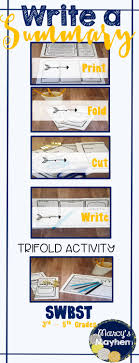 Teach Summary Using Swbst Strategy This Trifold Foldable Is A Fun For Student S To Learn Writing A Su Summary Activities Teaching Summary Elementary Resources