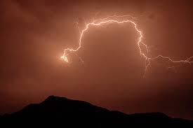 Royalty Free Photo Lightning Bolt On Brown Sky Pickpik