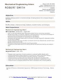 Are you planning on securing an internship position? Mechanical Engineering Intern Resume Samples Qwikresume