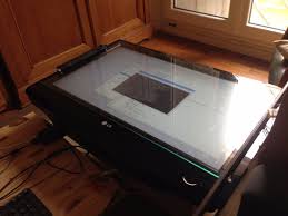 I think most of us have upgraded their screen or tv at some point to a larger one and have their old one collecting dust. Touch Screen Coffee Table Diy With 32 Tv And Low Cost Ccd Sensor 18 Steps With Pictures Instructables