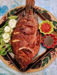 3 ons ikan asin (sy pke ikan gulama) 1 ons cabe rawit; Ikan Goreng Bawal Sambal Terasi Sambal Kecap Lalapan Indonesian Community Of New England Inc