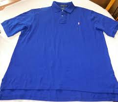 Polo ralph lauren pima soft touch polo shirt short sleeve blue stripe sz m mediu. Polo Ralph Lauren Men S Polo Shirt 2xlt Tall And 50 Similar Items