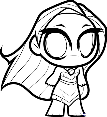 Cute Little Pocahontas Coloring Pages Chibi Drawings Easy Chibi Drawings Chibi Coloring Pages