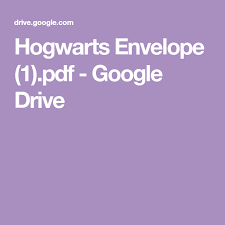 Just for those who want to watch harry, ron and hermione's adventures, they will be transferred to google drive. Hogwarts Envelope 1 Pdf Google Drive Hogwarts Harry Potter Letter Harry Potter Printables
