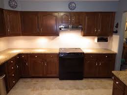The After My Beautiful Blue And White Kitchen The Dark Chestnut Brown Cabinets With Giallo Ornamental Gran Brown Cabinets Giallo Ornamental Granite Kitchen