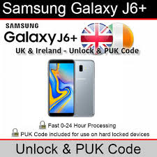 This one, as well as your personal puk (see below for more details) you receive when you purchase your sim card in a cover letter. Samsung Galaxy J6 Unlock Puk Code All Uk Ireland Networks Supported Ebay
