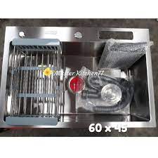 Online shopping for kitchen sink taps from a great selection at diy & tools store. Kitchen Sink Bolzano 6045 Sink Cuci Piring Bolzano 6045 Komplit Shopee Indonesia