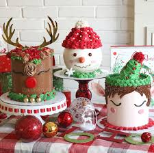 Pin By Lulu Kayla On Holiday Ideas Christmas Cake Decorations Christmas Cake Mini Christmas Cakes