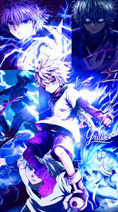 Browse millions of popular blue wallpapers and ringtones on zedge and personalize your phone to suit you. Killua Wallpaper By Yui Yuiko Hunter X Hunter Hunter Anime Anime Background Hunter X Hunter