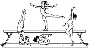 gymnastics coloring pages sports for kids coloriage koala
