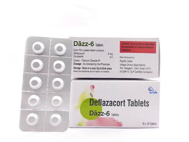 DEFLAZACORT 6MG TABLETS