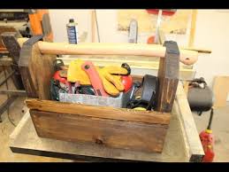 Large (83cm l x 33 cm w x 36 cm h) and strong enough for several handsaws as well as several power tools, with compartments for chisels, router bits, nails, etc. Homemade Tool Box For Chainsaw Work Youtube