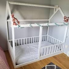 This project can help you to build the bed of dreams for your kids. House Shaped Montessori Bed 19 Steps With Pictures Instructables