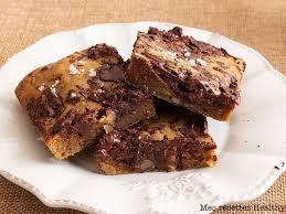 Blondie Fondant Cacahuete Et Banane Mes Recettes Healthy Recette En 2020 Biscuits Dietetiques Recette Healthy Recette Banane