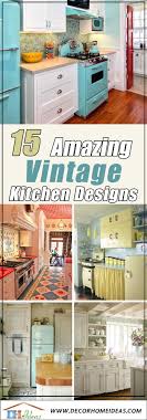 15 wonderful vintage kitchen designs