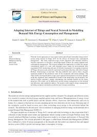 6918 corporate dr ste a16 houston tx 77036. Pdf Adapting Internet Of Things And Neural Network In Modelling Demand Side Energy Consumption And Management