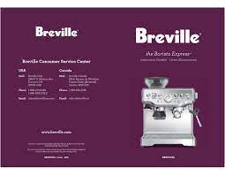 Maybe you would like to learn more about one of these? Breville Barista Express Bes870xl Instruction Booklet Pdf Download Manualslib
