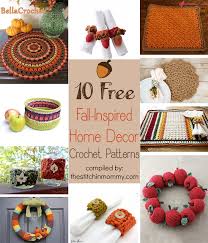 From snowflakes to christmas decor. 10 Free Fall Inspired Home Decor Crochet Patterns The Stitchin Mommy