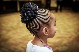 The big ribbon clip at the side enhances the articulately. Black Children S Wedding Hairstyles Novocom Top