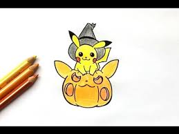Découvre tous les pokemons en consultant nos pages à colorier à imprimer. Dessin Pikachu Halloween Pokemon Youtube