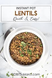 Place the olive oil, chopped onion, celery, salt & pepper in the bottom of the pot. Instant Pot Lentils Easy And Quick Tidbits Marci Com